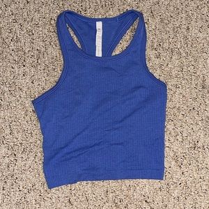 Lululemon Ebb to Street Cropped Racerback Tank Top
